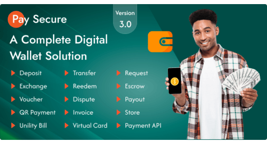 Pay Secure – Digital Wallet & Payment Gateway